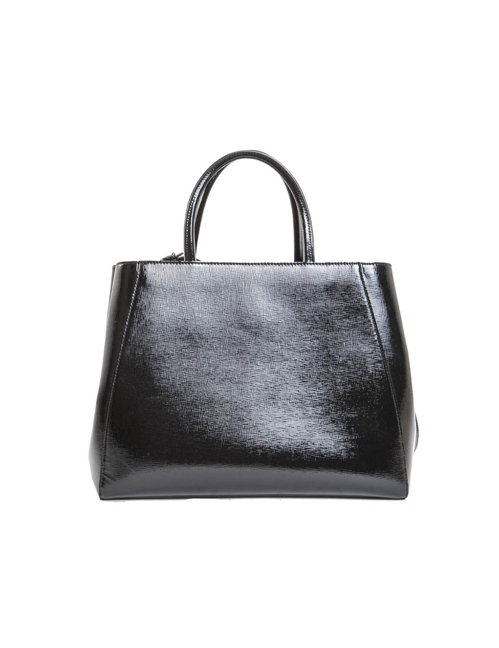Sac FENDI cuir verni noir