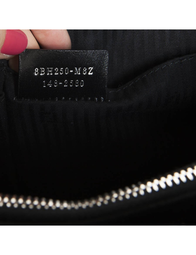 Sac FENDI cuir verni noir