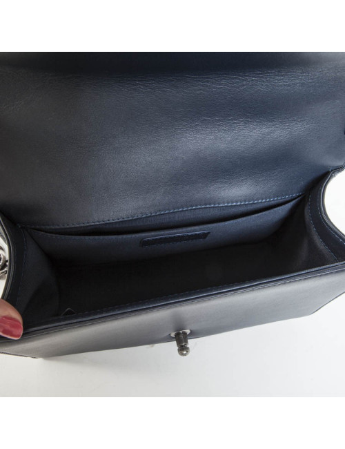 Bag Boy Navy Blue CHANEL rhinestones