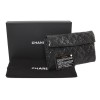 CHANEL evening bag in quilted laminated leather