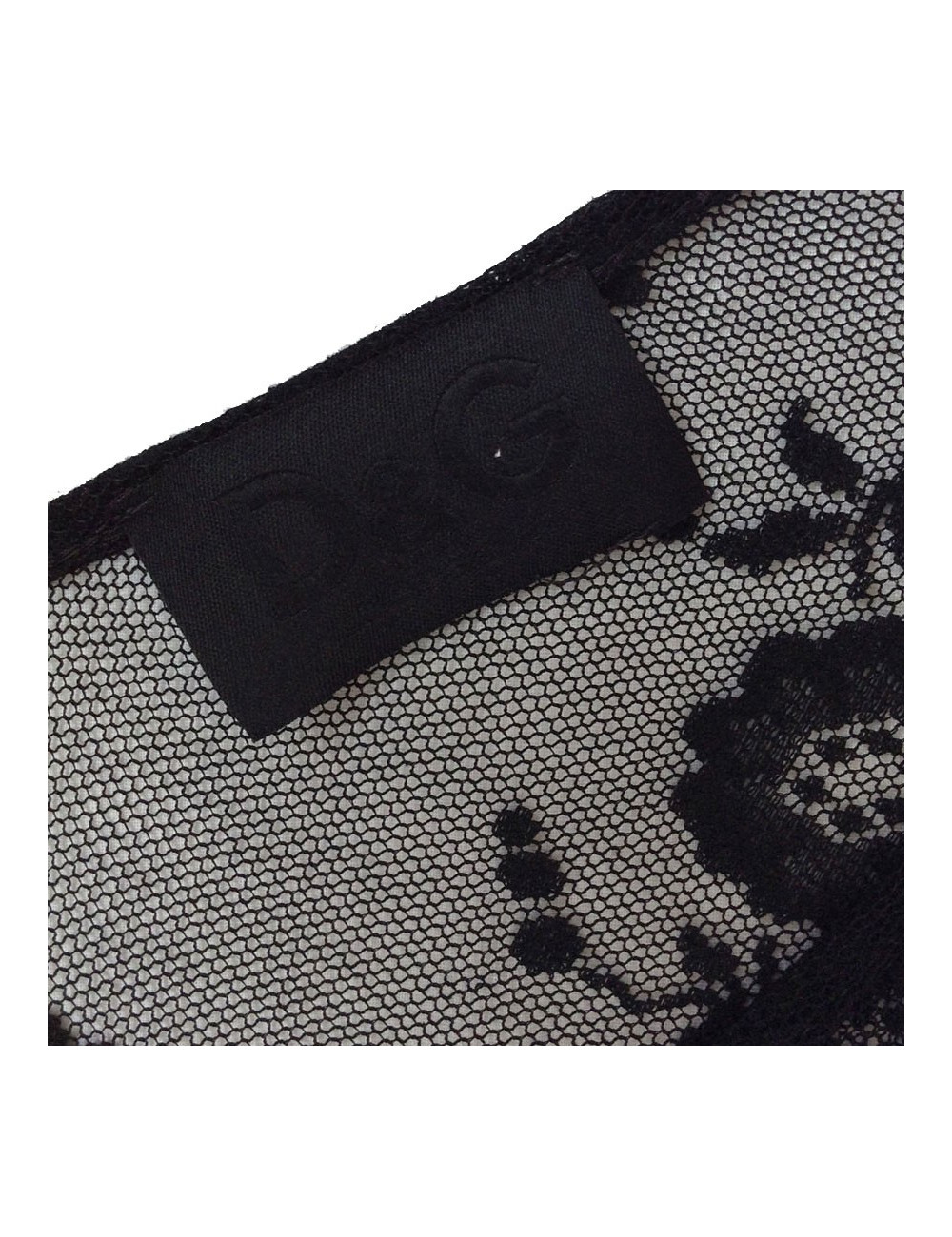 Fond de robe D&G en dentelle noire