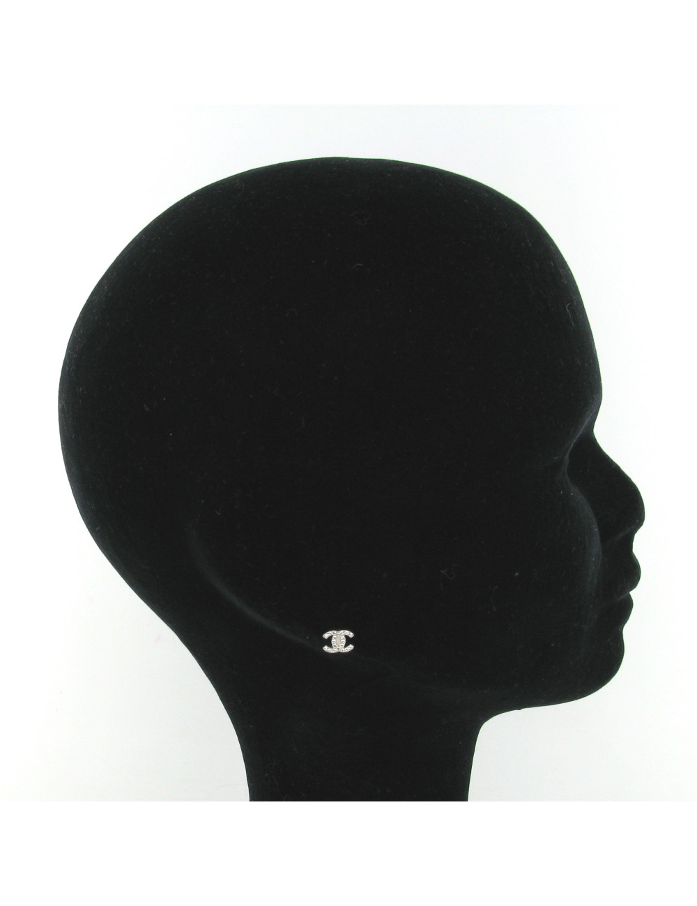 Petits clous d'oreilles CC strass