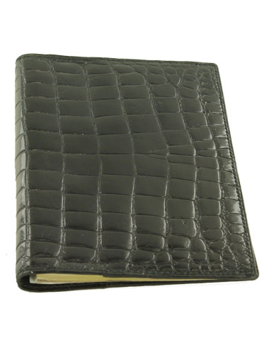 Porte-repertoire HERMES crocodile noir