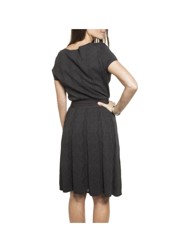 Dress CHANEL dark brown t 44