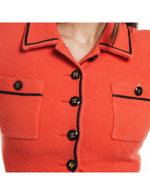 Jacket short CHANEL orange