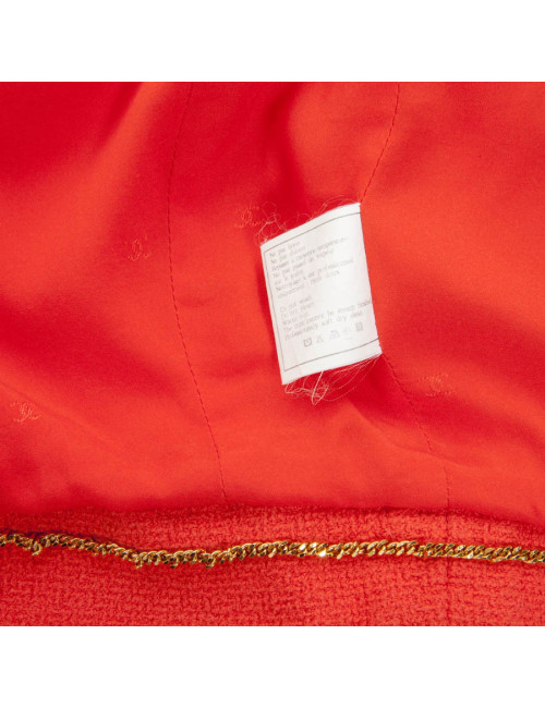 Veste courte CHANEL orange