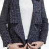 CHANEL T 34 Tweed jacket and silver threads