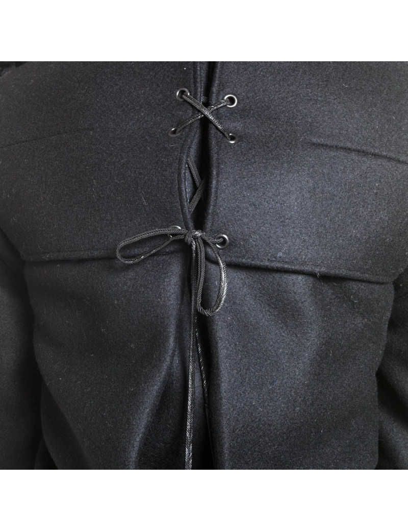 Veste militaire noir  DIOR  en feutrine T 40 fr