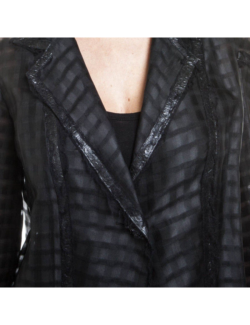 Manteau CHANEL en organza