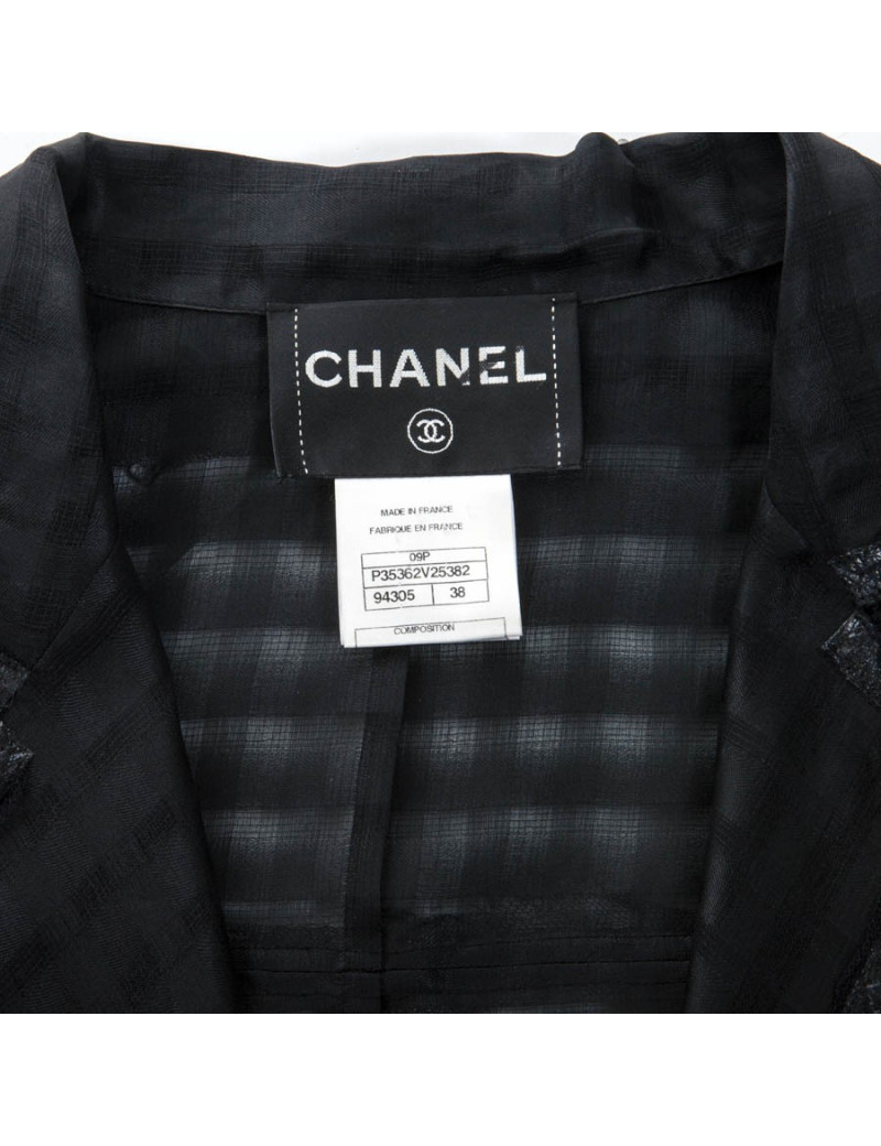 Manteau CHANEL en organza
