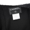 CHANEL T 42 black silk jacket