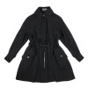 Manteau CHANEL T 36 en tweed noir