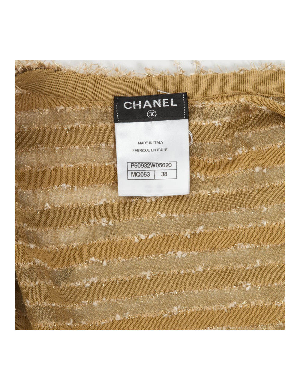 Veste courte CHANEL T 38 "Paris-Dubaï"