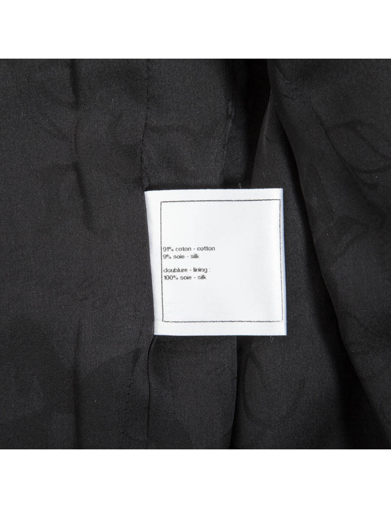 Veste courte CHANEL T 36 noire