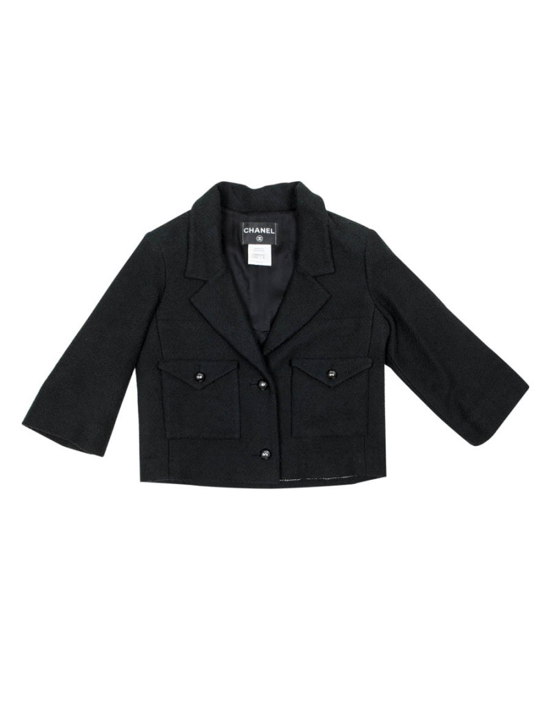 Veste courte CHANEL T 36 noire