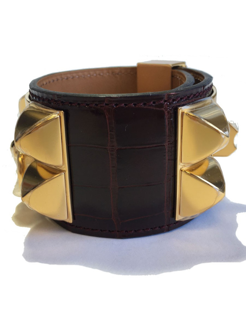 Manchette MEDOR HERMES alligator