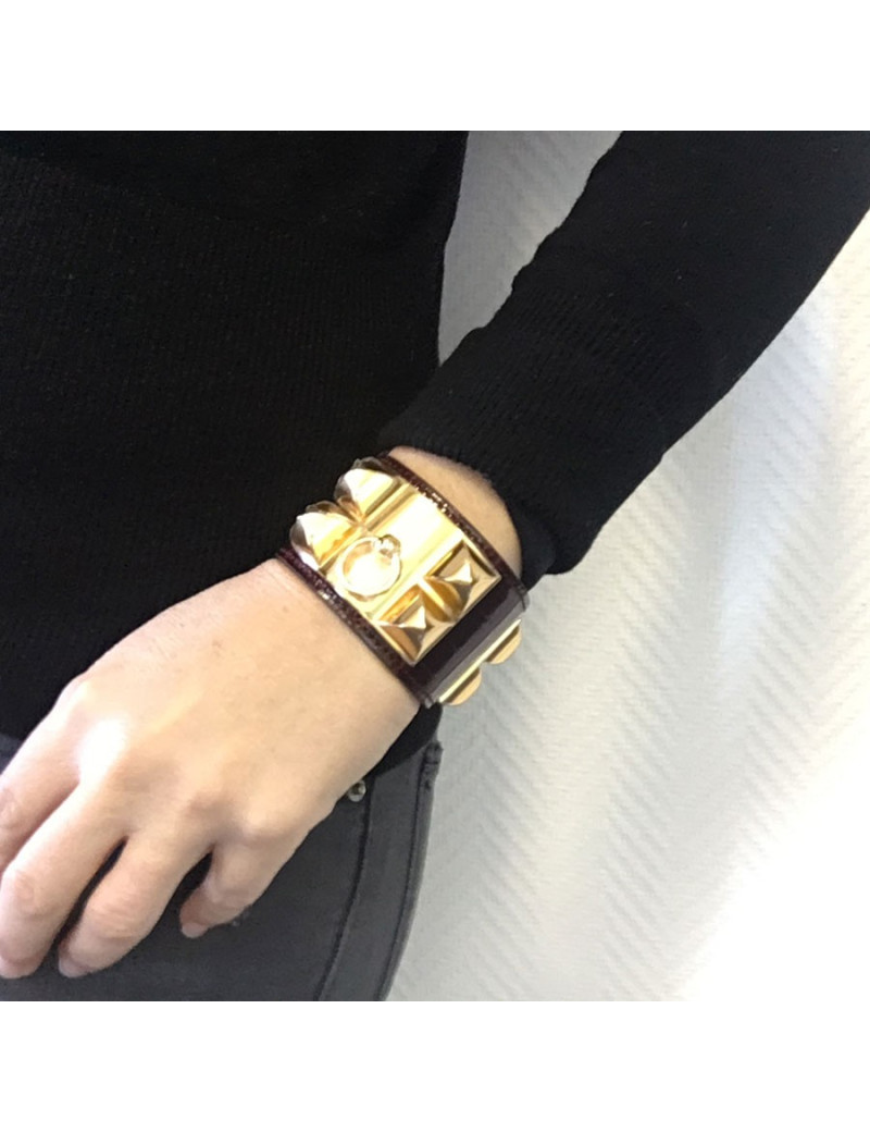 Manchette MEDOR HERMES alligator