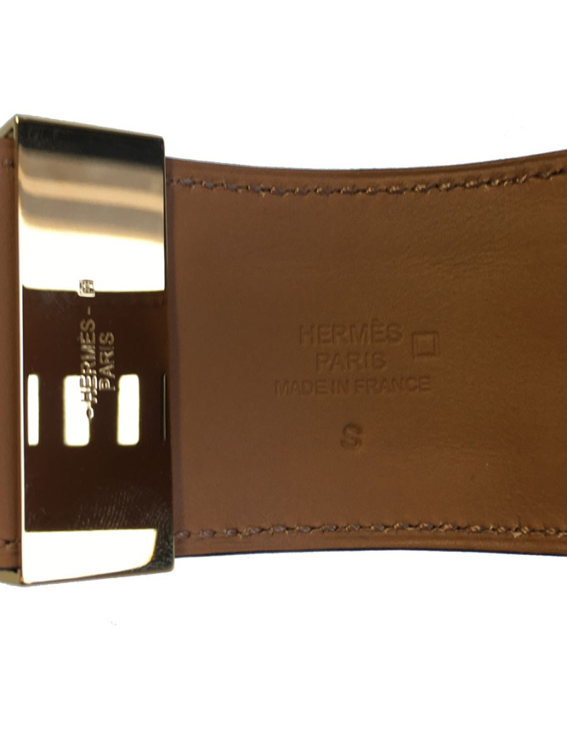 Manchette MEDOR HERMES alligator mississipi couleur graphite