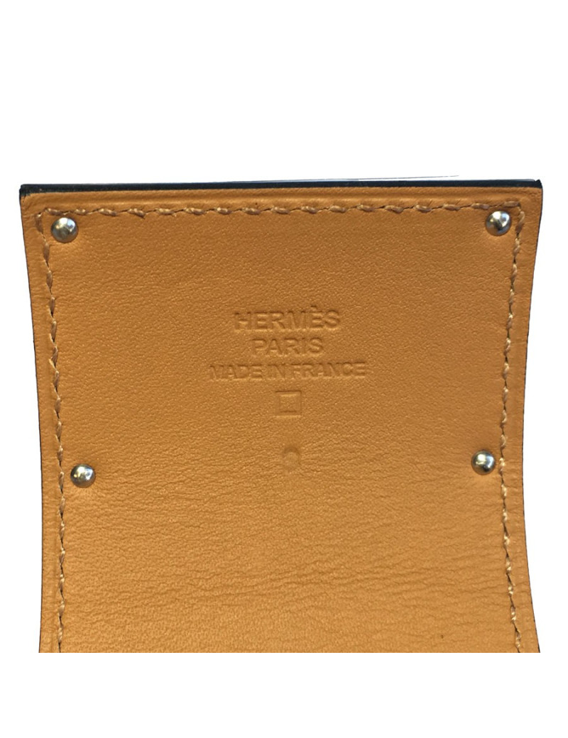 Manchette  HERMES "Extreme" en alligator bleu marine