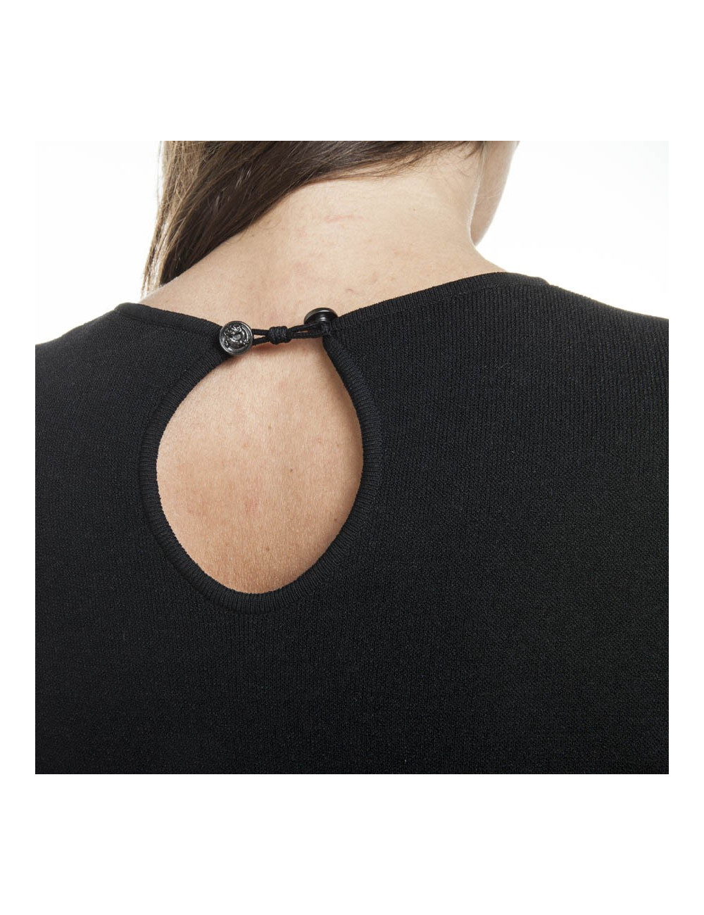 Black dress CHANEL T 38 en