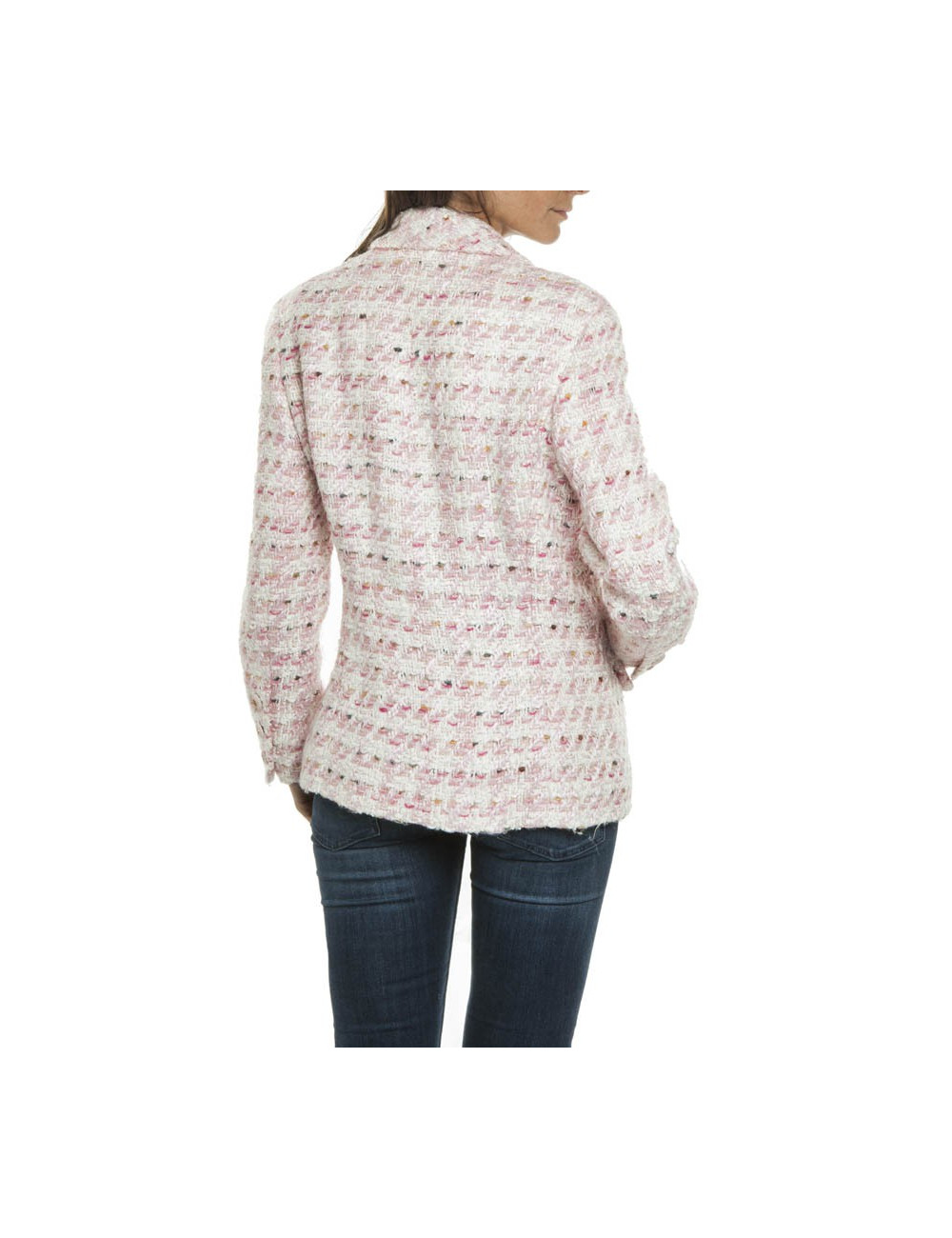 Veste CHANEL T42   ROSE