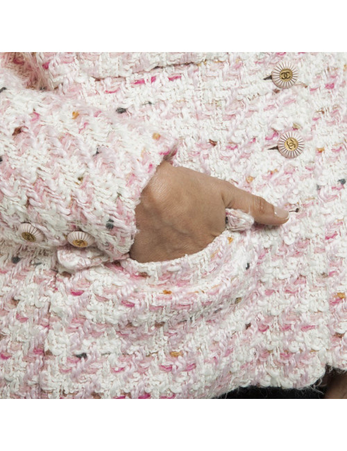 Veste CHANEL T42   ROSE