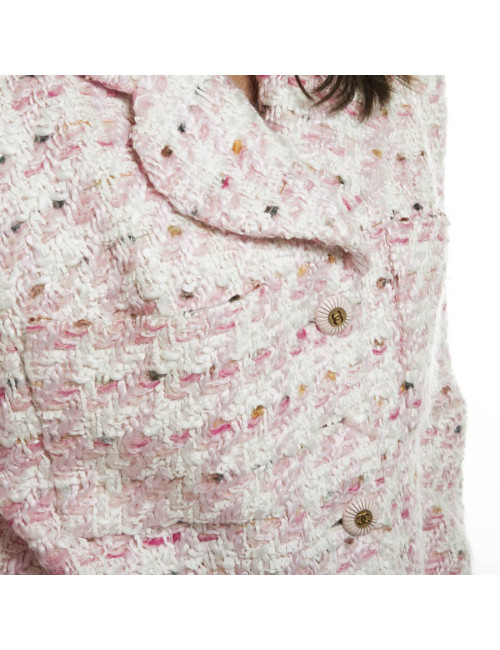 Veste CHANEL T42   ROSE