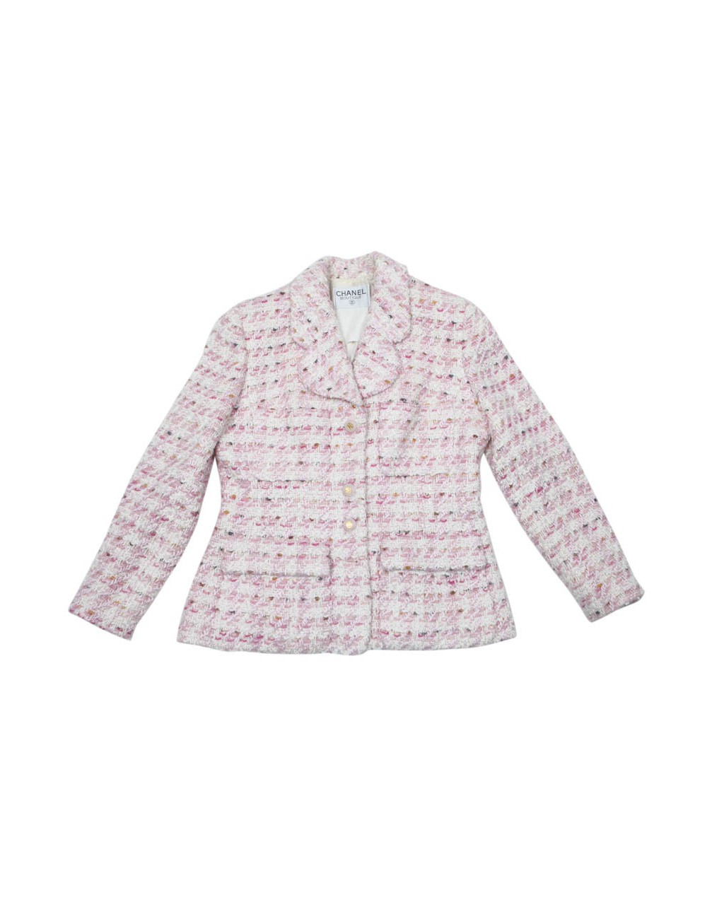 Veste CHANEL T42   ROSE