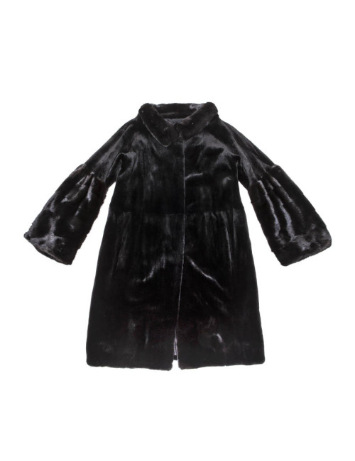 Manteau CHRISTIAN DIOR T  vison noir