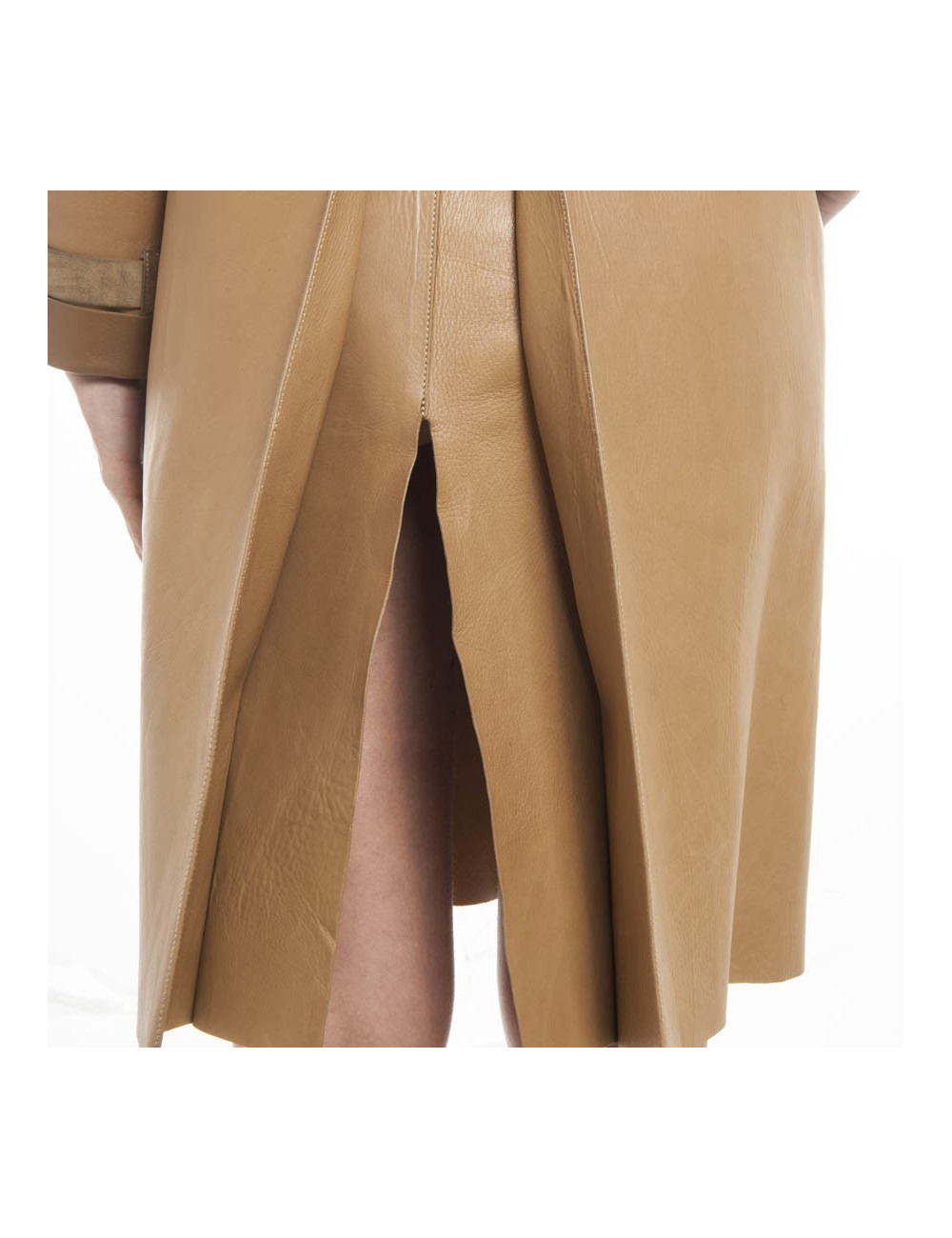 Trench GUCCI T36 en in leather and suede