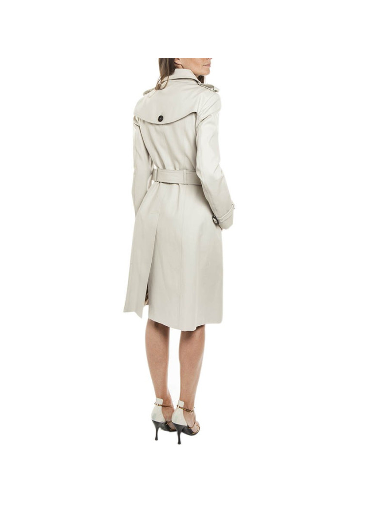 Trench coat BURBERRY T 44it/40 en Ecru canvas