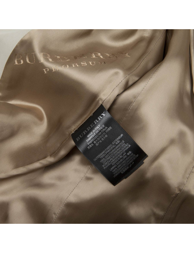 Trench BURBERRY toile écrue