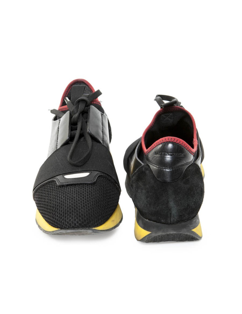 Trainers 'race runner' BALENCIAGA T 39 FRcuir, mesh and neoprene