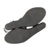 FENDI T 39 EN Black patent leather sandals