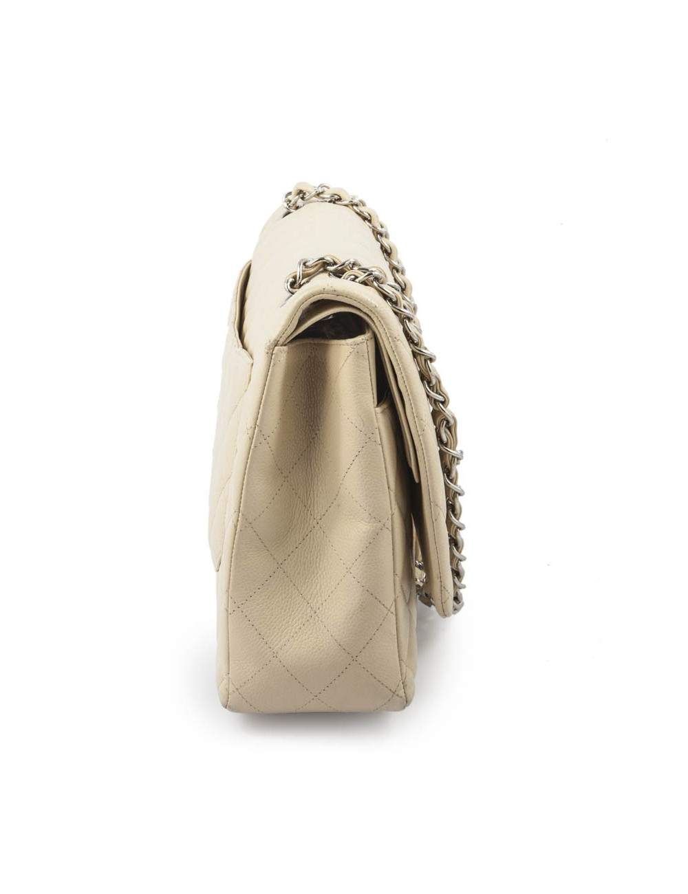 Maxi jumbo CHANEL matelassé beige