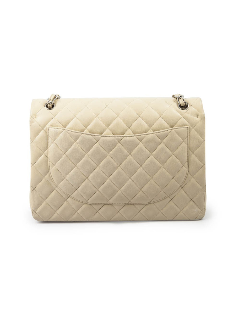 Maxi jumbo CHANEL matelassé beige