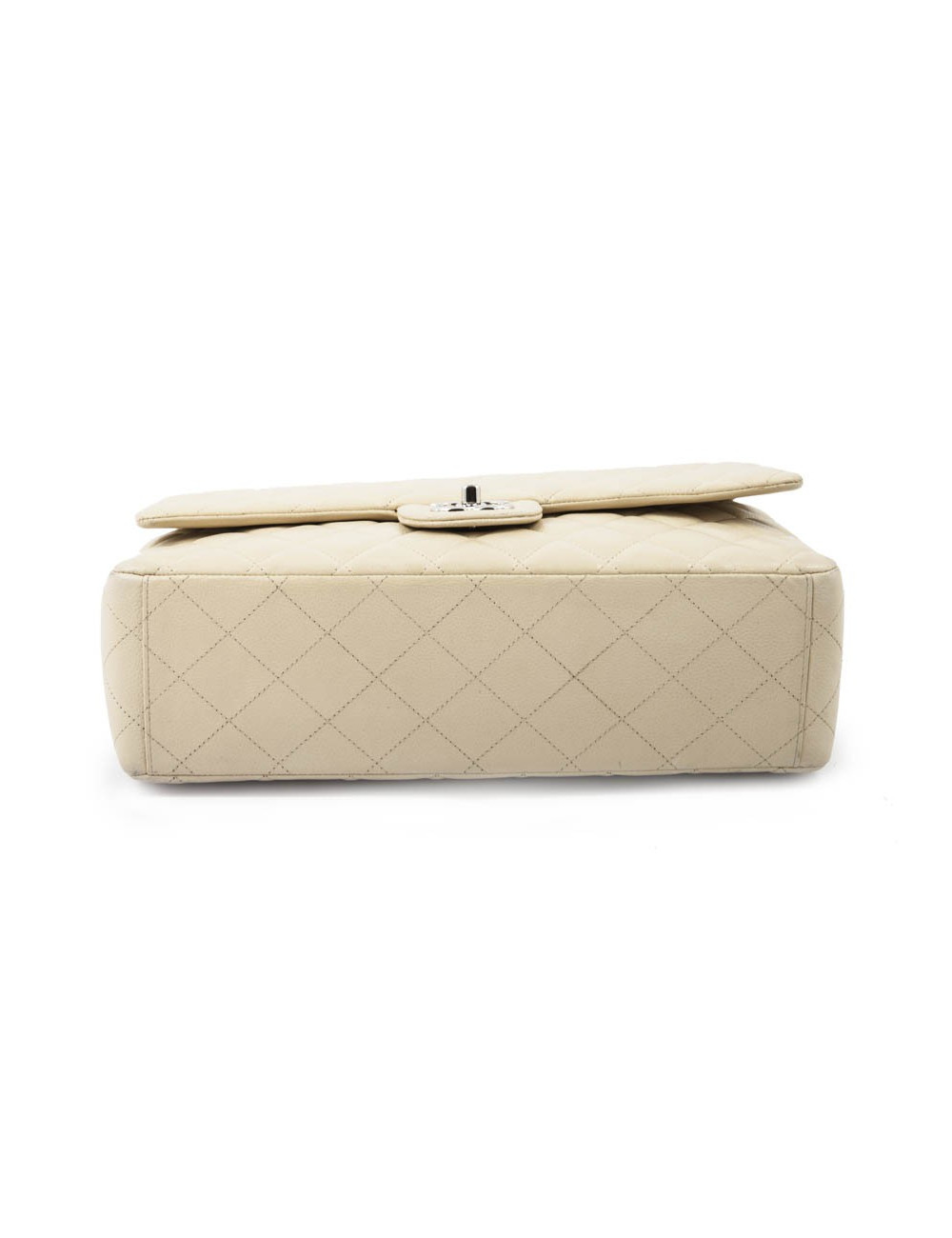 Maxi jumbo CHANEL matelassé beige