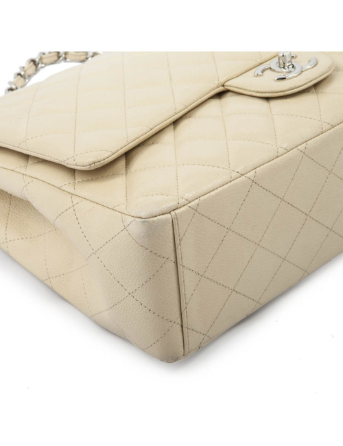 Maxi jumbo CHANEL matelassé beige