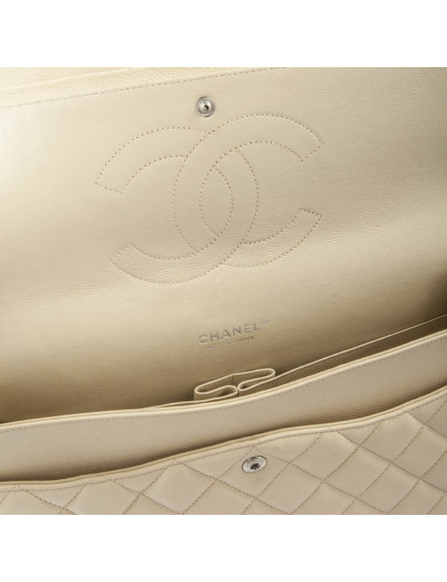 Maxi jumbo CHANEL matelassé beige