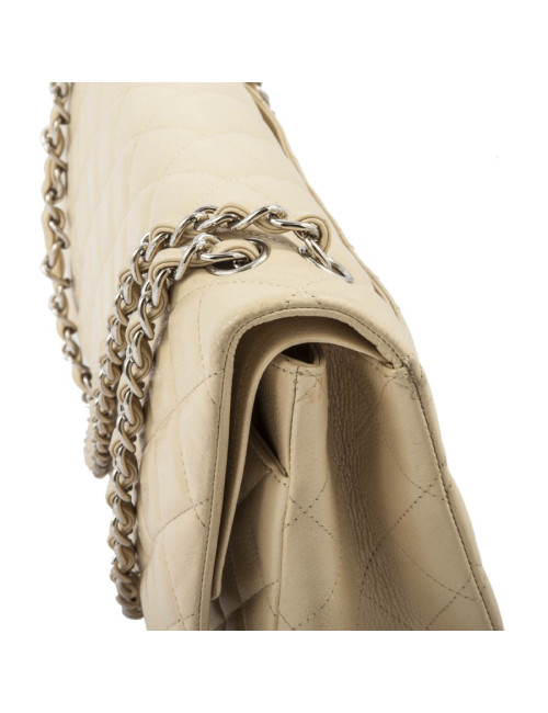 Maxi jumbo CHANEL matelassé beige