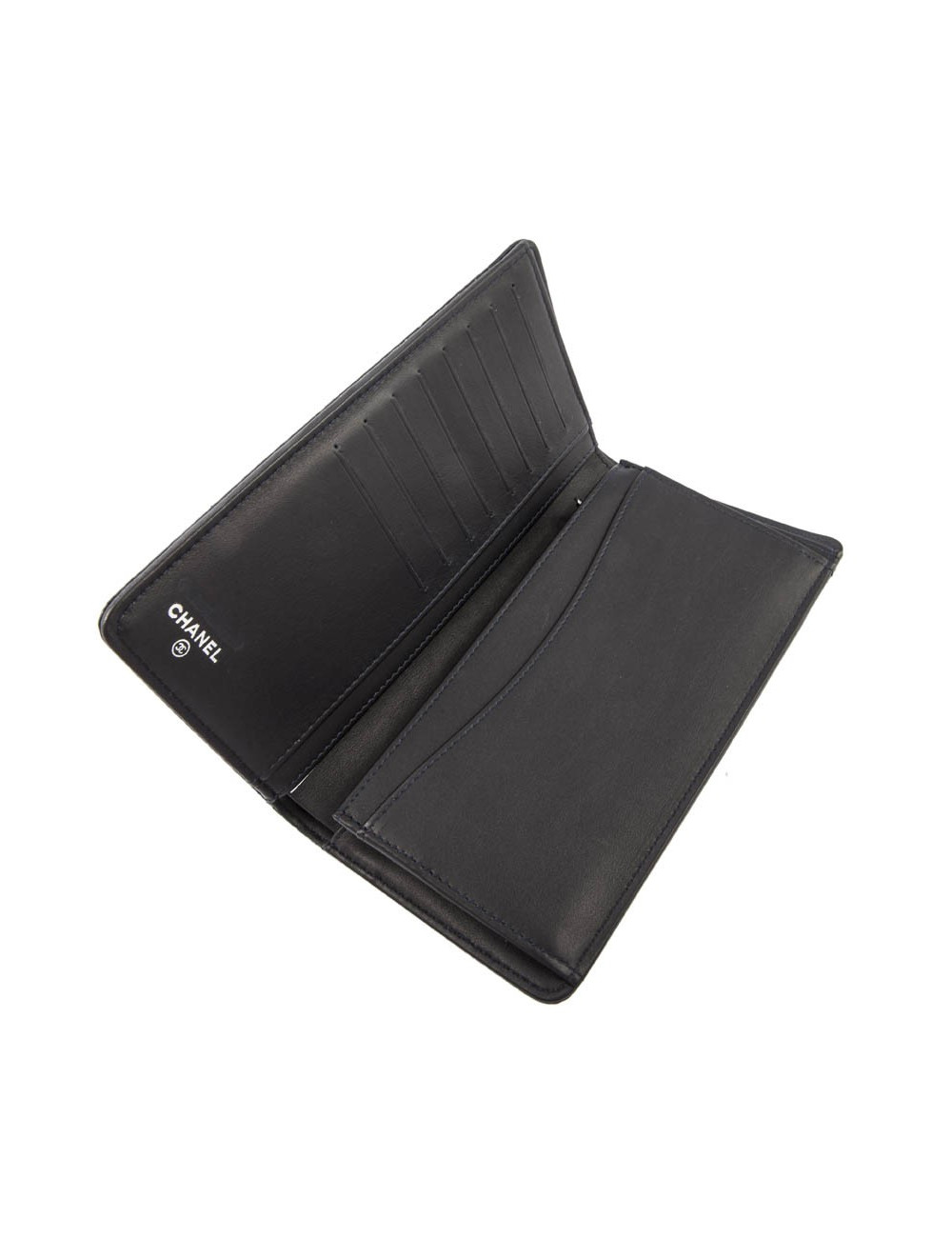 Portefeuille CHANEL python violet