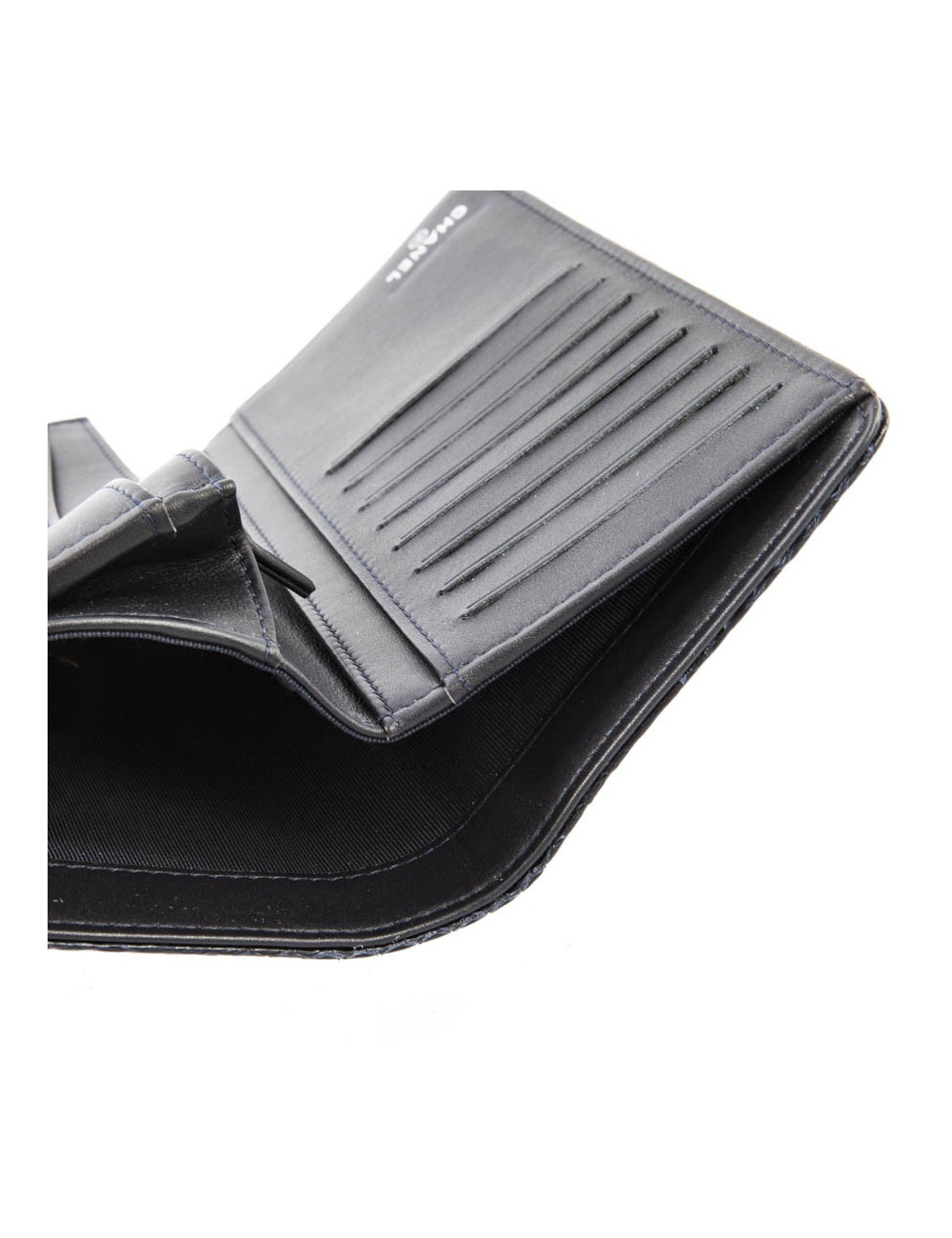 Portefeuille CHANEL python violet