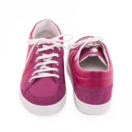 CHANEL sneakers in fuchsia pink leather and suede Size 40,5 FR - VALOIS  VINTAGE PARIS