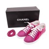 Chanel Interlocking CC Logo Velvet Sneakers - ShopStyle