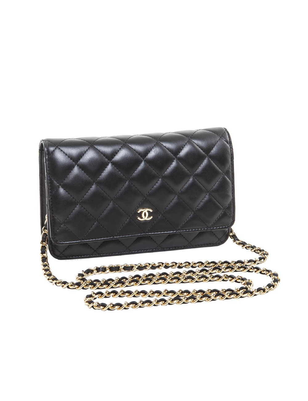 Mini sac CHANEL matelassé noir