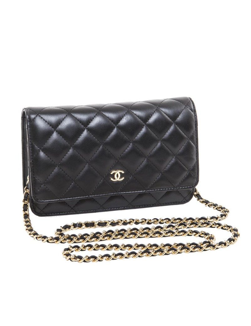 Mini sac CHANEL matelassé noir