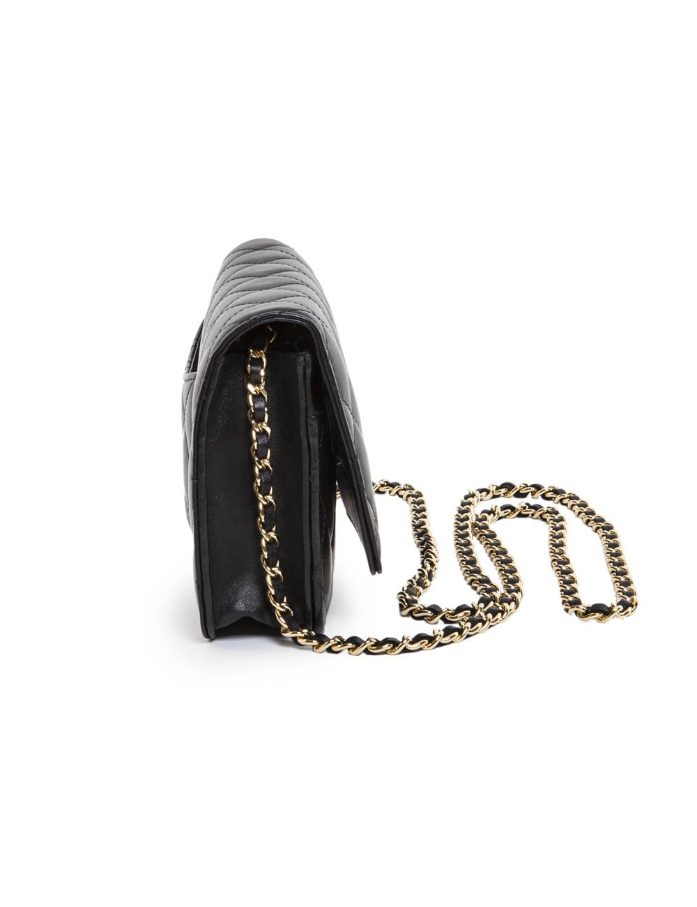 Mini sac CHANEL matelassé noir