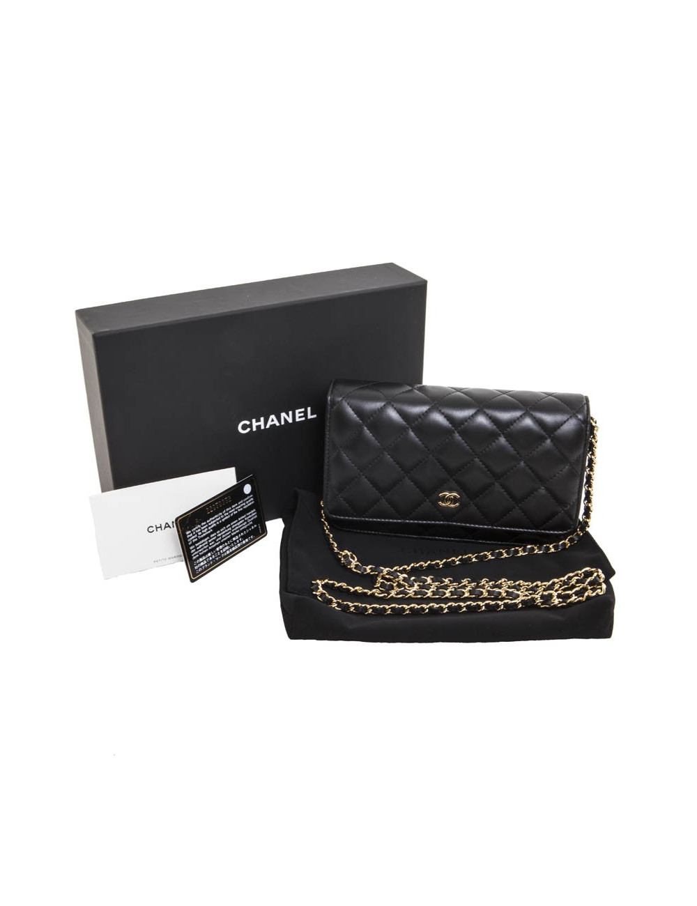 Mini sac CHANEL matelassé noir