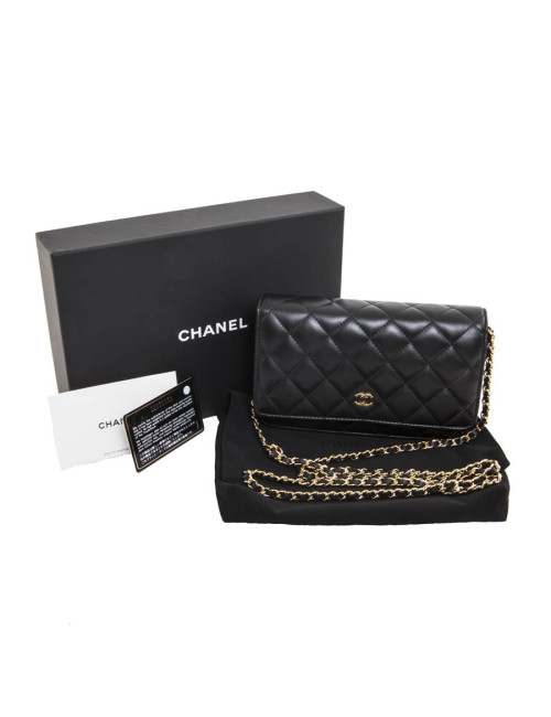Mini sac CHANEL matelassé noir