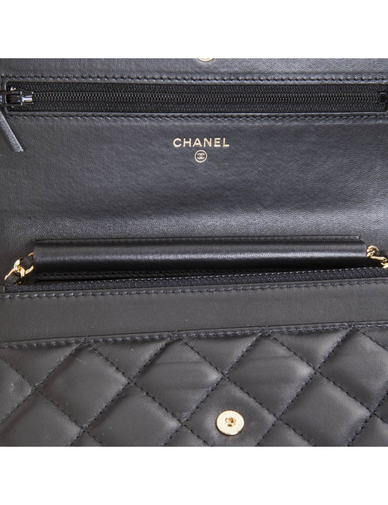 Mini sac CHANEL matelassé noir